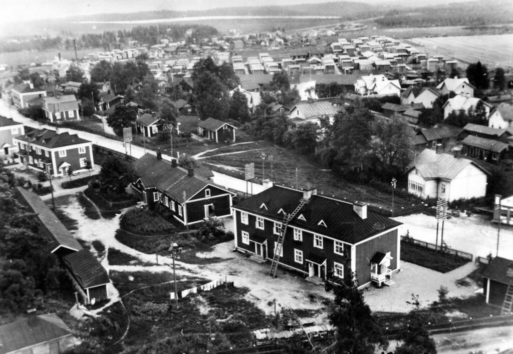 Näkymä Maantien seudulta v. 1927.